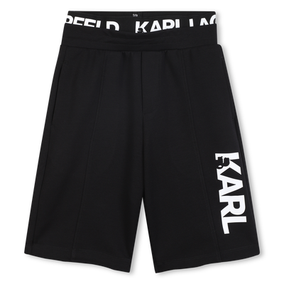 Bermudashorts aus doppeltem Jersey KARL LAGERFELD KIDS JUNGE
