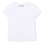 T-shirt illustration choupette KARL LAGERFELD KIDS 
                    M&Auml;DCHEN