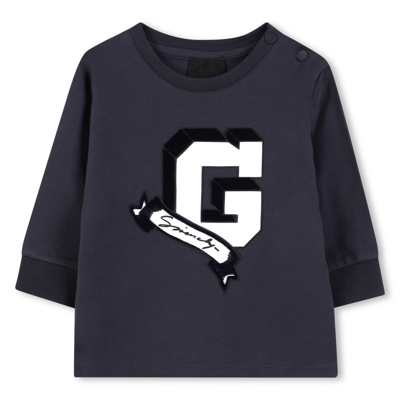 T-Shirt mit Druckknopfverschluss GIVENCHY 
                        JUNGE