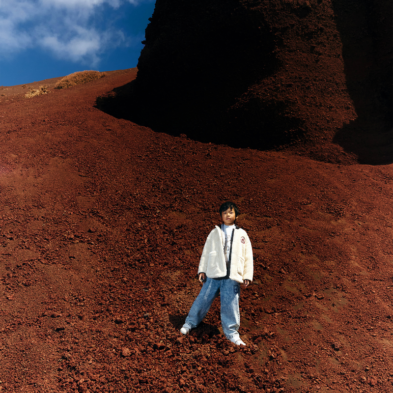 Mantel mit abnehmbarer Kapuze KENZO KIDS 
                        M&Auml;DCHEN