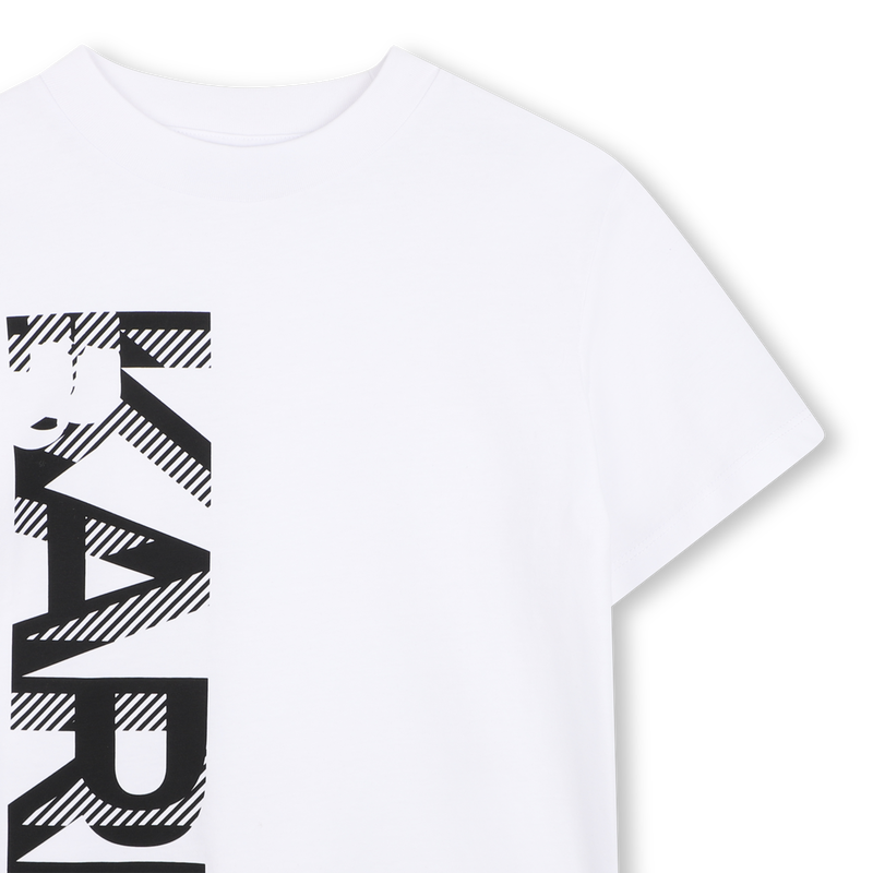 BEDRUCKTES T-SHIRT KARL LAGERFELD KIDS 
                        JUNGE