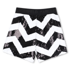 Shorts mit Fischgr&auml;tmuster KARL LAGERFELD KIDS 
                    M&Auml;DCHEN