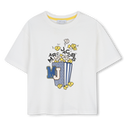 T-Shirt mit kurzen &Auml;rmeln, ELFENBEIN, hi-res