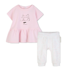 Kleid und leggings set KARL LAGERFELD KIDS 
                    M&Auml;DCHEN
