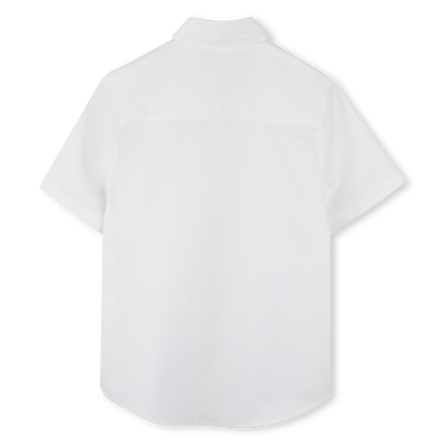 Einfarbiges Baumwollhemd BOSS JUNGE