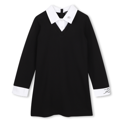 Langarmkleid KARL LAGERFELD KIDS M&Auml;DCHEN