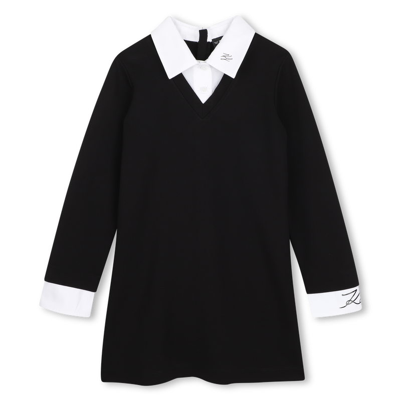 Langarmkleid KARL LAGERFELD KIDS 
                        M&Auml;DCHEN