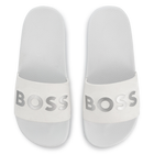 Badeschuhe mit Relieflogo BOSS 
                    JUNGE