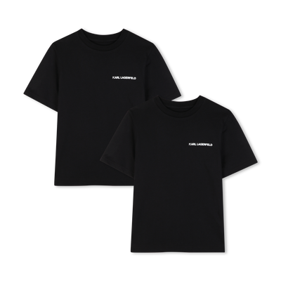 SET MIT 2 KURZ&Auml;RMELIGEN T-SHIRTS KARL LAGERFELD KIDS JUNGE