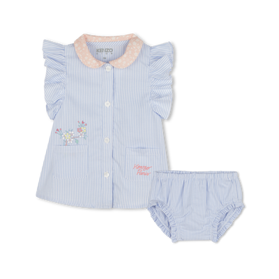 Set aus Kleid und H&ouml;schen KENZO KIDS M&Auml;DCHEN
