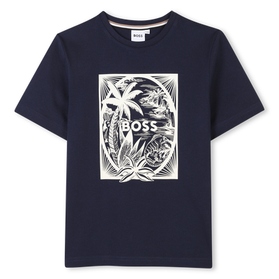 T-Shirt aus Baumwolle BOSS JUNGE