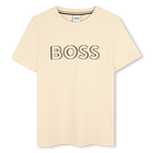 T-Shirt aus Baumwolle, HELL BEIGE, hi-res