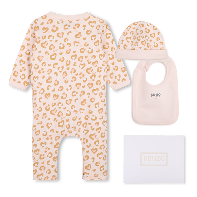Pyjama-Set, L&auml;tzchen, M&uuml;tze und Kuscheltier KENZO KIDS M&Auml;DCHEN