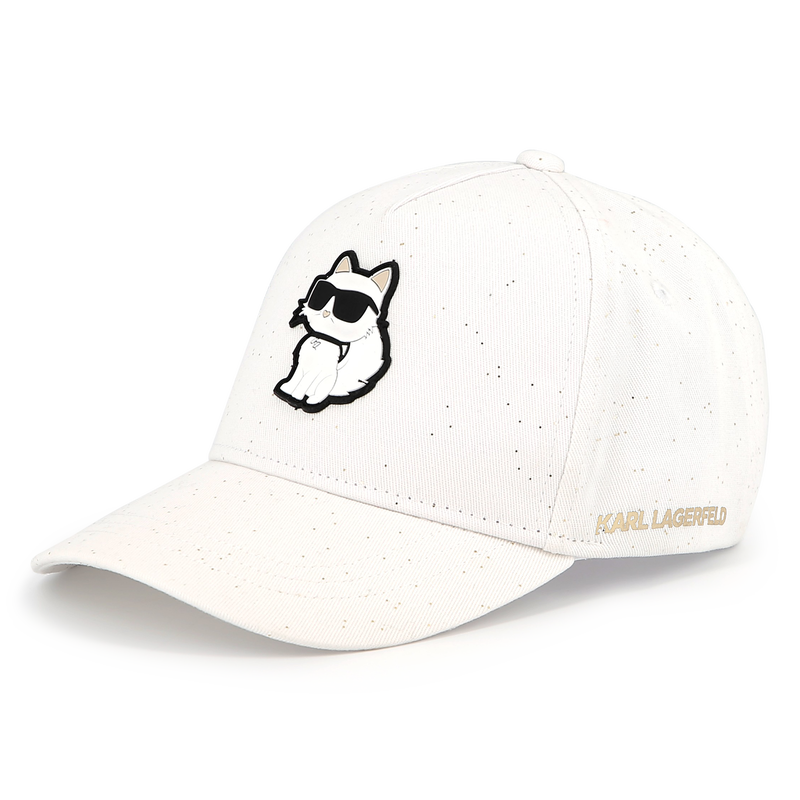Verstellbares Baumwoll-Cap KARL LAGERFELD KIDS 
                        M&Auml;DCHEN