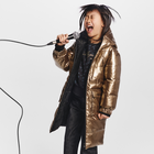Lange wendbare Daunenjacke KARL LAGERFELD KIDS 
                    M&Auml;DCHEN