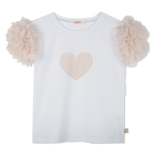 Festliches T-Shirt mit Volants BILLIEBLUSH 
                    M&Auml;DCHEN