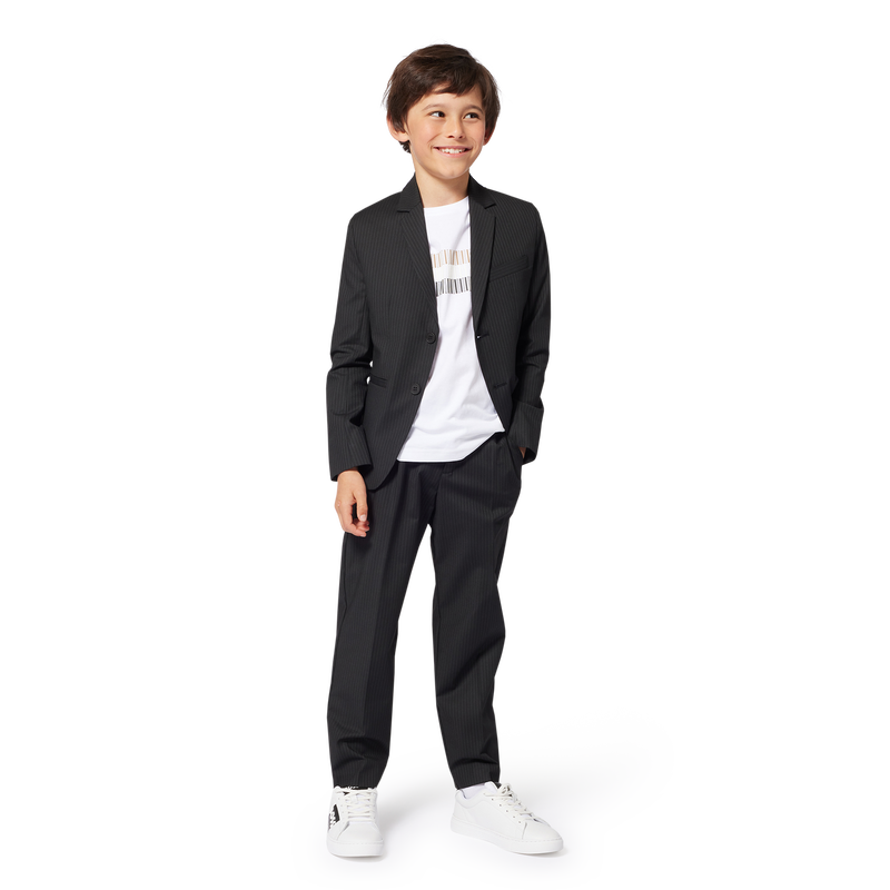 Gestreifte Anzughose BOSS 
                        JUNGE