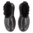 Chelsea-Stiefel aus Rindsleder KARL LAGERFELD KIDS 
                    M&Auml;DCHEN