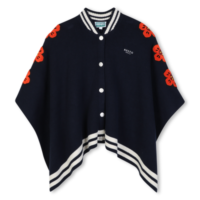 Strickcape KENZO KIDS M&Auml;DCHEN