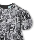 Kleid mit Ballon&auml;rmeln KENZO KIDS 
                    M&Auml;DCHEN