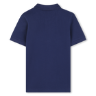 Kurz&auml;rmliges Piqu&eacute;-Poloshirt HUGO 
                    JUNGE