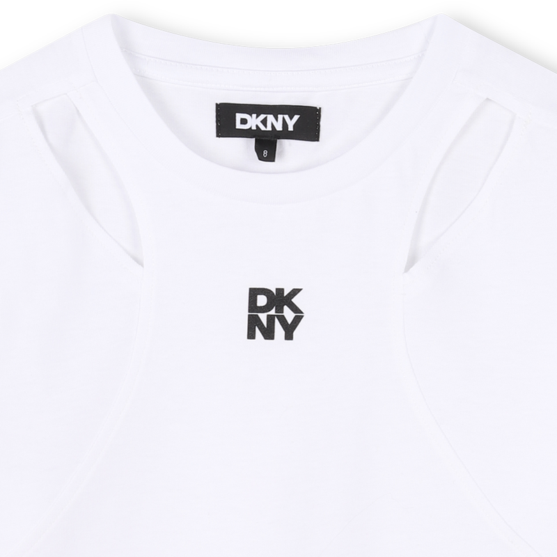 Kurzarmshirt mit Ajourmuster DKNY 
                        M&Auml;DCHEN