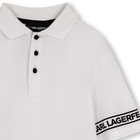Kurz&auml;rmeliges poloshirt KARL LAGERFELD KIDS 
                    JUNGE