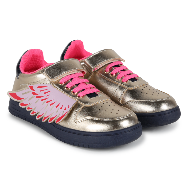 Schn&uuml;r-Sneakers mit Klett BILLIEBLUSH 
                        M&Auml;DCHEN