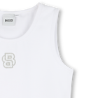 Besticktes Top BOSS 
                    M&Auml;DCHEN