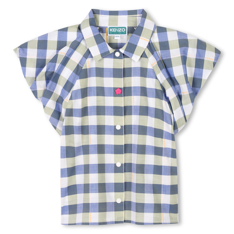 Kurz&auml;rmelige Bluse KENZO KIDS 
                        M&Auml;DCHEN