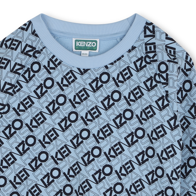 Baumwoll-Sweatshirt mit Print KENZO KIDS 
                        JUNGE