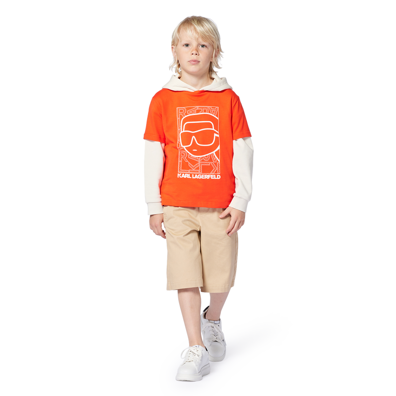 Twill-Bermudas KARL LAGERFELD KIDS 
                        JUNGE