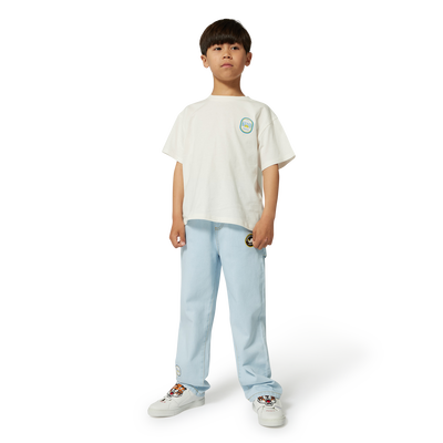 Kurz&auml;rmliges Baumwoll-T-Shirt KENZO KIDS JUNGE