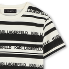 Gestreiftes T-Shirt KARL LAGERFELD KIDS 
                    JUNGE