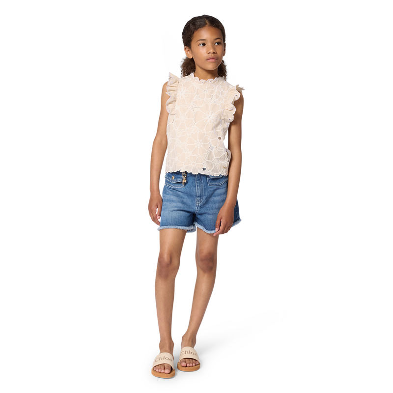 PANTOLETTEN AUS SCHAFFELL AUS LEDER CHLOE 
                        M&Auml;DCHEN