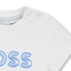 T-Shirt mit gedrucktem Logo BOSS 
                    JUNGE