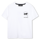T-Shirt mit kurzen &Auml;rmeln, WEISS, hi-res