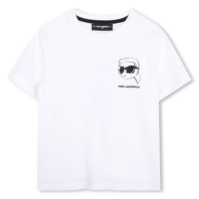 T-Shirt mit kurzen &Auml;rmeln KARL LAGERFELD KIDS JUNGE