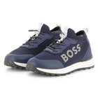 Sneaker mit elastischen Schn&uuml;rsenkeln BOSS 
                    JUNGE