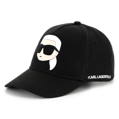 Verstellbares Baumwoll-Cap KARL LAGERFELD KIDS M&Auml;DCHEN