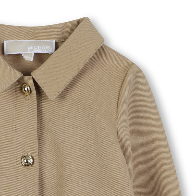 Kleid aus Twill MICHAEL KORS 
                        M&Auml;DCHEN