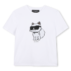 Kurz&auml;rmeliges t-shirt KARL LAGERFELD KIDS 
                    M&Auml;DCHEN