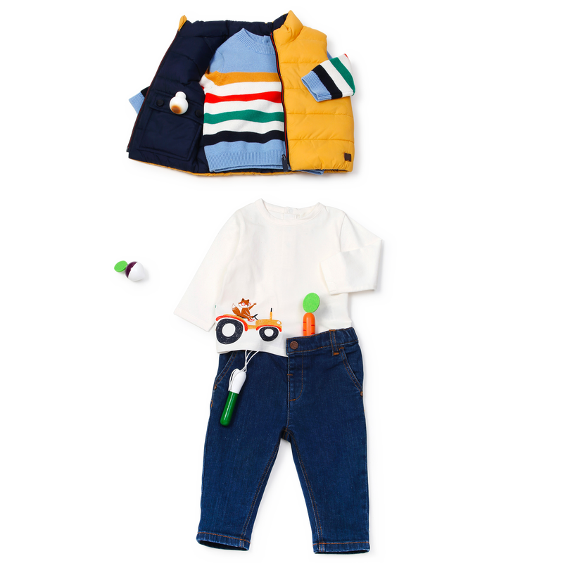 Wende-Daunenjacke CARREMENT BEAU 
                        JUNGE