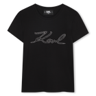 Kurz&auml;rmeliges T-Shirt KARL LAGERFELD KIDS 
                    M&Auml;DCHEN
