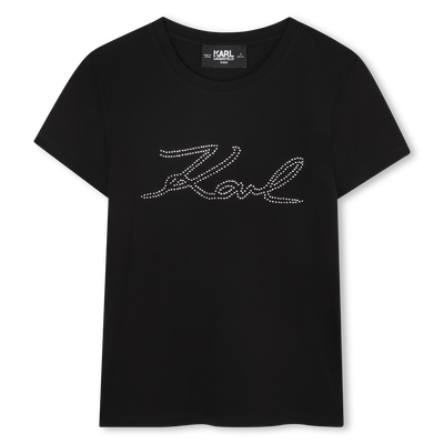 Kurz&auml;rmeliges T-Shirt KARL LAGERFELD KIDS M&Auml;DCHEN