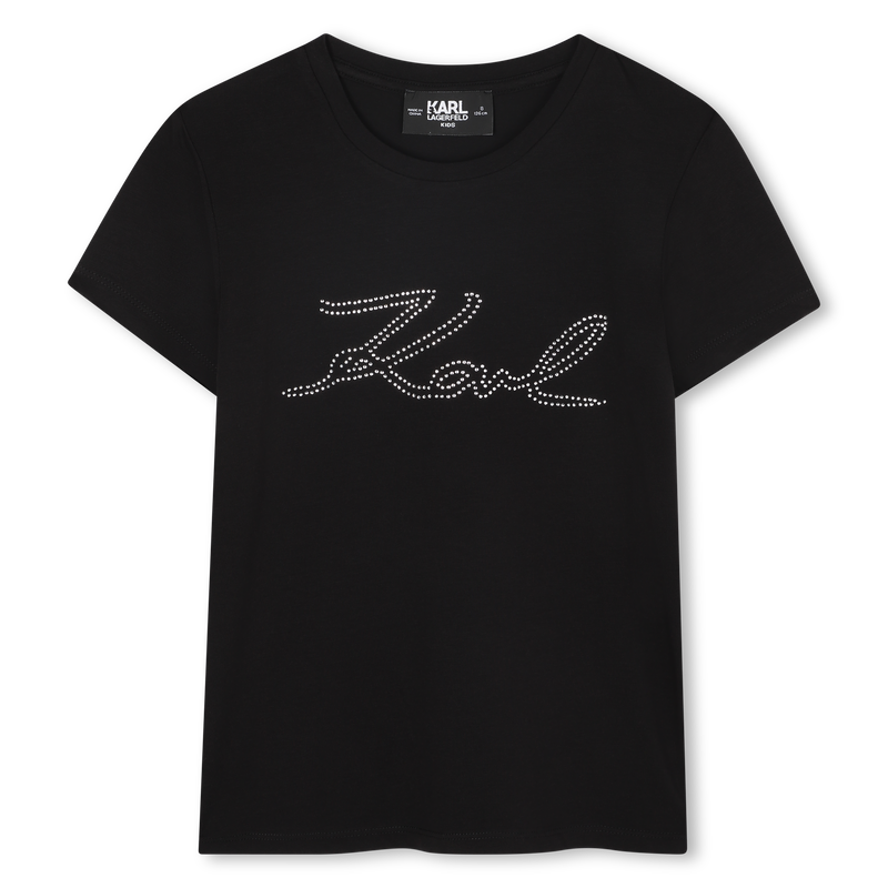 Kurz&auml;rmeliges T-Shirt KARL LAGERFELD KIDS 
                        M&Auml;DCHEN
