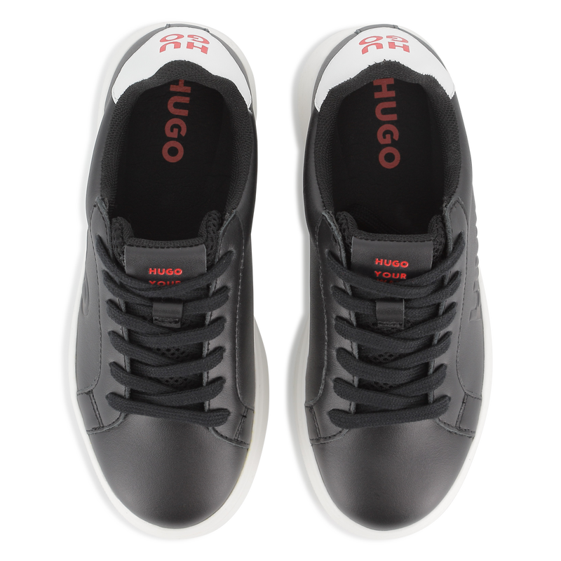 Sneaker aus Rindsleder HUGO 
                        JUNGE