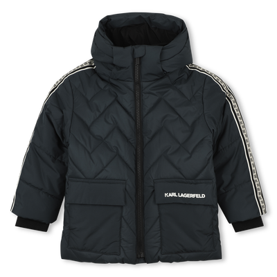 Steppjacke mit Kapuze KARL LAGERFELD KIDS JUNGE