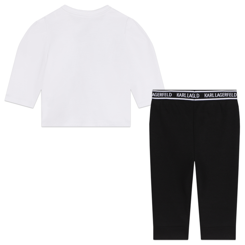 Set mit T-Shirt und Leggings KARL LAGERFELD KIDS 
                        M&Auml;DCHEN