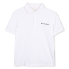 Kurz&auml;rmeliges poloshirt, WEISS, hi-res